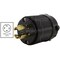 Ac Works Locking Plug, L15-20P, 20 A, 250V AC, Three Phase, Black ASL1520P-BK - alternate 3